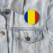 Badge Rond 5 Cm Roumanie (En situation)
