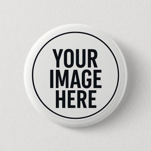 Badge Rond 5 Cm Round Photo Upload Button  (Devant)