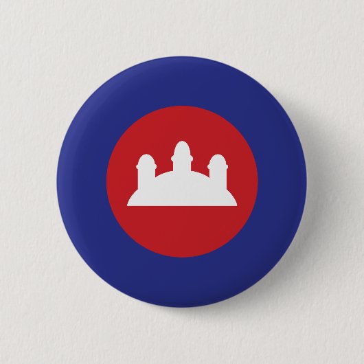 Badge Rond 5 Cm Roundel cambodgien (Devant)