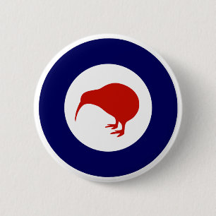 Badge Rond 5 Cm Roundel de Nouvelle-Zélande