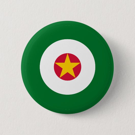 Badge Rond 5 Cm Roundge du Suriname (Devant)