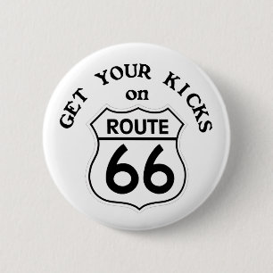 Badge Rond 5 Cm route66