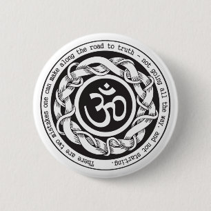 Badge Rond 5 Cm Route à la vérité OM