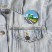 Badge Rond 5 Cm Route à vendre (En situation)