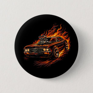 Badge Rond 5 Cm Route vers la ruine