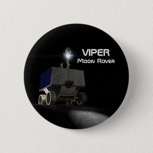 Badge Rond 5 Cm Rover Lune VIPER