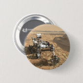Badge Rond 5 Cm Rover Mars 2020 (Devant & derrière)