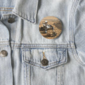 Badge Rond 5 Cm Rover Mars 2020 (En situation)