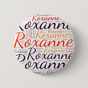 Badge Rond 5 Cm Roxanne