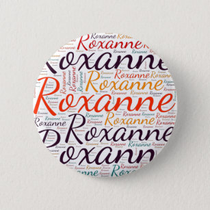 Badge Rond 5 Cm Roxanne