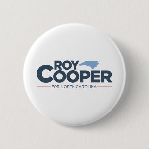 Badge Rond 5 Cm Roy Cooper, gouverneur de la Caroline du Nord