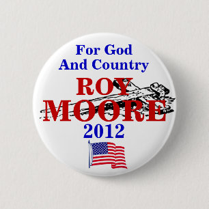 Badge Rond 5 Cm Roy Moore 2012