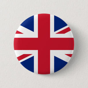 Badge Rond 5 Cm Royaume-Uni (Drapeau britannique) (Union Jack) (RU