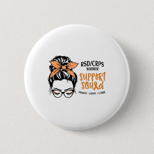 Badge Rond 5 Cm Rsdcrps Équipe de soutien à la sensibilisation des