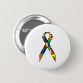 Badge Rond 5 Cm Ruban (Devant & derrière)