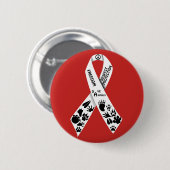Badge Rond 5 Cm ruban blanc (Devant & derrière)