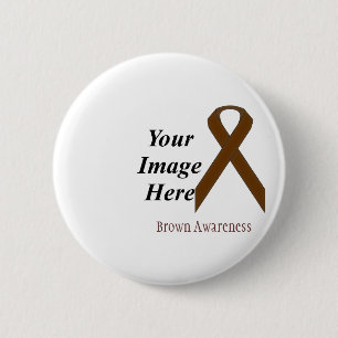 Badge Rond 5 Cm Ruban Brown standard par Kenneth Yoncich