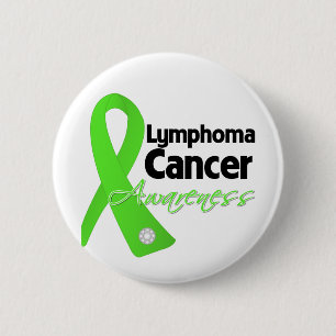 Badge Rond 5 Cm Ruban de conscience de Cancer de lymphome