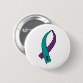 Badge Rond 5 Cm Ruban de conscience de suicide (Devant & derrière)