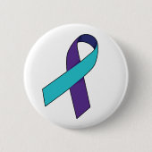 Badge Rond 5 Cm Ruban de prévention du suicide (Devant)
