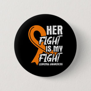 Badge Rond 5 Cm Ruban de sensibilisation à la leucémie Son combat 