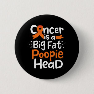 Badge Rond 5 Cm Ruban de sensibilisation au cancer du sang Tête de