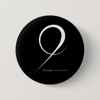 Badge Rond 5 Cm Ruban de sensibilisation au surdosage de drogue 