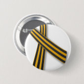 Badge Rond 5 Cm Ruban de St George (Devant & derrière)