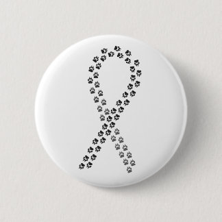 Badge Rond 5 Cm Ruban d'empreinte noire