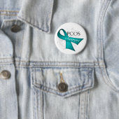 Badge Rond 5 Cm Ruban déroulant - Sensibilisation PCOS (En situation)