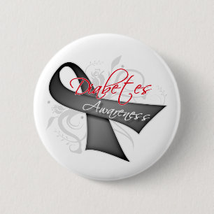 Badge Rond 5 Cm Ruban d'imprimante par ligne - conscience de