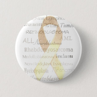 Badge Rond 5 Cm Ruban d'or