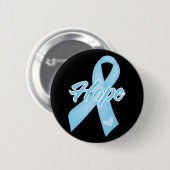 Badge Rond 5 Cm Ruban Hope - Cancer de la prostate (Devant & derrière)
