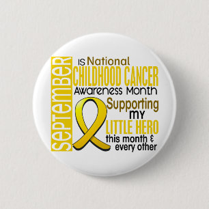 Badge Rond 5 Cm Ruban I2 1 de mois de conscience de Cancer