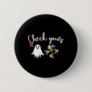Badge Rond 5 Cm Ruban nk de sensibilisation au cancer du sein Chec