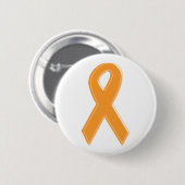 Badge Rond 5 Cm Ruban orange de conscience (Devant & derrière)