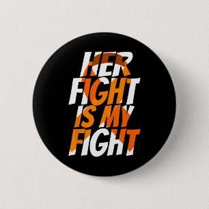 Badge Rond 5 Cm Ruban orange Pour Ses Produits Sensibilisation À L