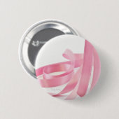 Badge Rond 5 Cm Ruban rose (Devant & derrière)