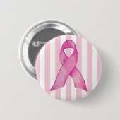 Badge Rond 5 Cm Ruban rose (Devant & derrière)