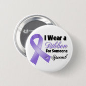 Badge Rond 5 Cm Ruban spécial pour Hodgkins Lymphoma (Devant & derrière)