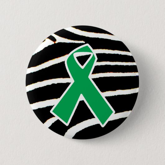 Badge Rond 5 Cm Ruban vert (Devant)