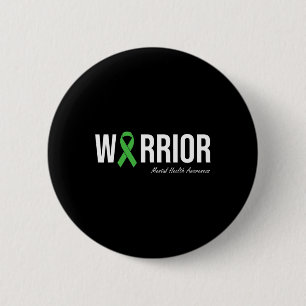 Badge Rond 5 Cm Ruban vert de sensibilisation à la santé mentale 2