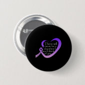 Badge Rond 5 Cm Ruban Violet de Sensibilisation  (Devant & derrière)
