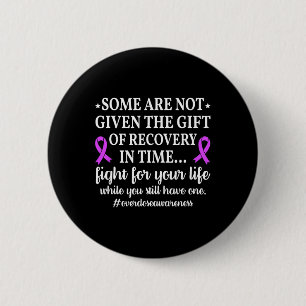 Badge Rond 5 Cm Ruban Violet de Sensibilisation au Surdosage de Dr