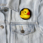 Badge Rond 5 Cm Rubber Ducky (En situation)