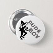 Badge Rond 5 Cm Rude Boy (Devant & derrière)