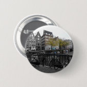 Badge Rond 5 Cm Rue d'Amsterdam (Devant & derrière)