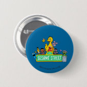 Badge Rond 5 Cm Rue Sésame | Couleur complète avec Pals (Devant & derrière)