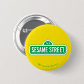 Badge Rond 5 Cm Rue Sésame | Logo vert (Devant & derrière)