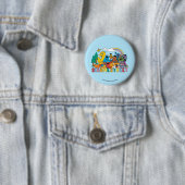 Badge Rond 5 Cm Rue Sésame | Rainbow Wave (En situation)